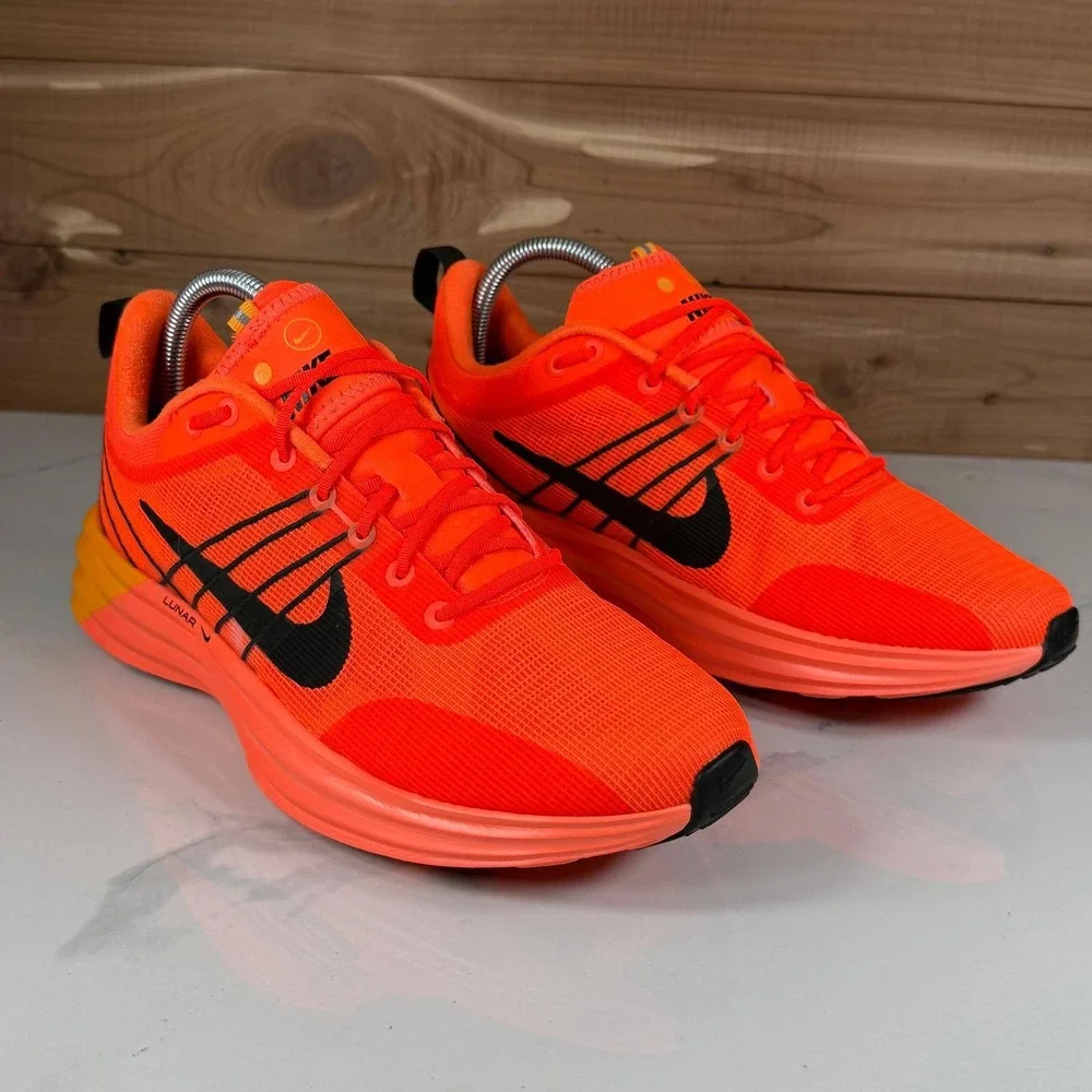 Nike‎ Lunar Roam Total Orange Black Running Shoes HJ9145-809 Mens 8